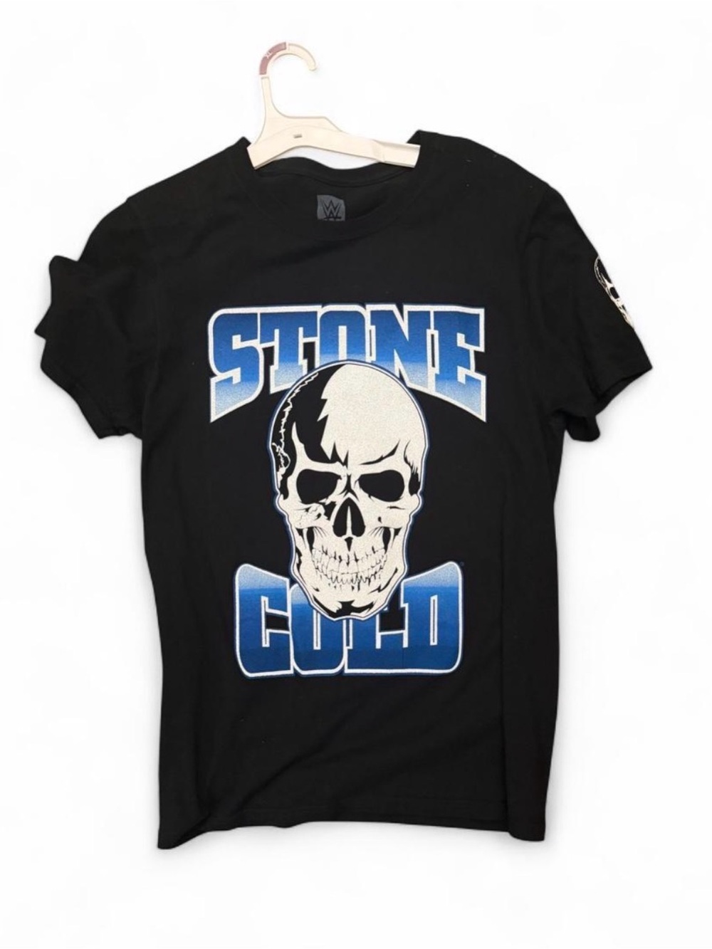 WWE Authentic Stone Cold Steve Austin "Stomping Mud Holes" Black T-Shirt M